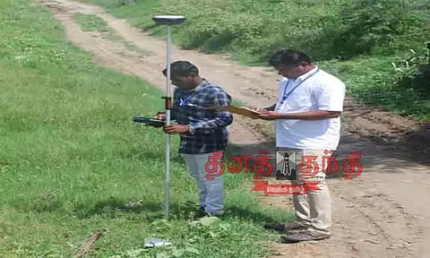 ஆண்டாள் கோவிலுக்கு சொந்தமான நிலங்கள் அளவீடு