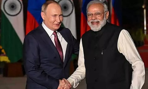 பிரதமர் மோடியின் தலைமையில் இந்திய பொருளாதாரம் பெரும் முன்னேற்றம் அடைந்துள்ளது - புதின் பாராட்டு