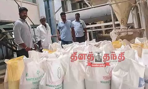 ரேஷன் அரிசி உற்பத்தி ஆலைகளில் போலீசார் ஆய்வு