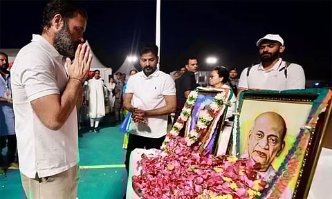 சர்தார் வல்லபாய் படேலின் இரும்புக்கரம் இந்தியாவை ஒன்றிணைக்கும் - ராகுல்காந்தி