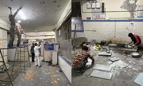 பிரதமர் வருகை: அவசர அவசரமாக தயாரான ஆஸ்பத்திரி - எதிர்க்கட்சிகள் விமர்சனம்