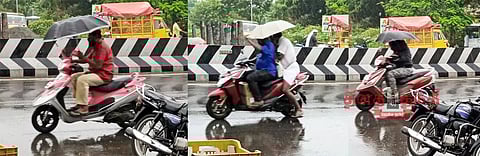 திருவண்ணாமலையில் சாரல் மழையால் பொதுமக்களின் இயல்பு வாழ்க்கை பாதிப்பு