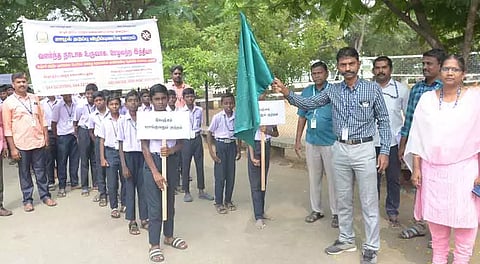 ஊழல் தடுப்பு விழிப்புணர்வு ஊர்வலம்