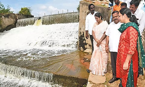காஞ்சீபுரம் மாவட்டத்தில் கலெக்டர் ஆய்வு