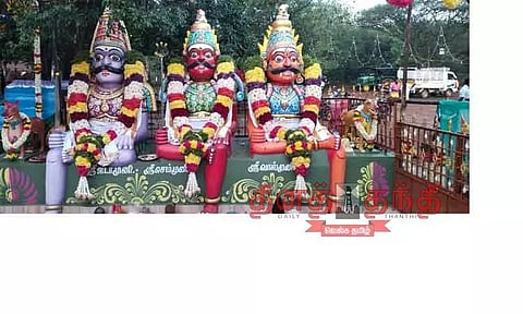 ஆண்கள் மட்டும் வழிபடும் அஞ்சலான்குட்டை முனியப்பன் கோவில் கும்பாபிஷேகம்