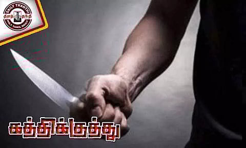 அமைந்தகரையில் திருமணத்துக்கு மறுத்த இளம்பெண்ணுக்கு கத்திக்குத்து - கள்ளக்காதலன் கைது