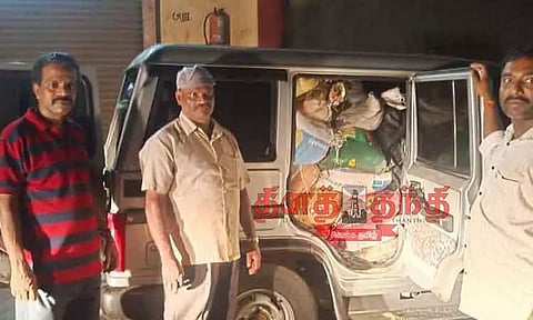 கேரளாவுக்கு கடத்த முயன்ற 2 டன் ரேஷன் அரிசி பறிமுதல்