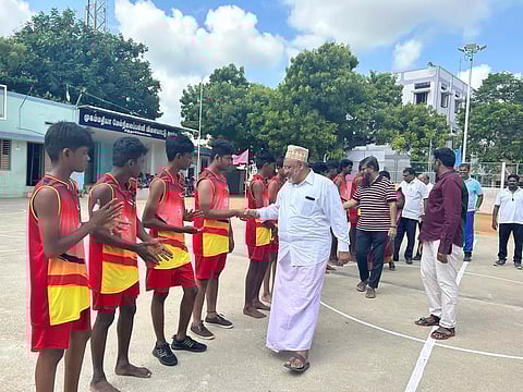 மாவட்ட அளவிலான கூடைப்பந்து போட்டி