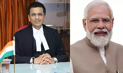 சுப்ரீம் கோர்ட்டின் தலைமை நீதிபதியாக டி.ஒய்.சந்திரசூட் பதவியேற்பு - பிரதமர் மோடி வாழ்த்து