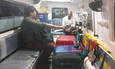 திருவாரூரில் இருந்து 3 மணி நேரத்தில் சென்னைக்கு கொண்டு செல்லப்பட்டது