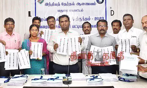 மதுரை மாவட்டத்தில் 26.35 லட்சம் வாக்காளர்கள்