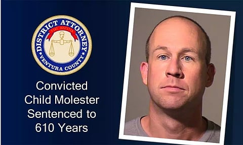 4 வயது குழந்தைக்கு பாலியல் தொல்லை குற்றவாளிக்கு 610 ஆண்டுகள் சிறை