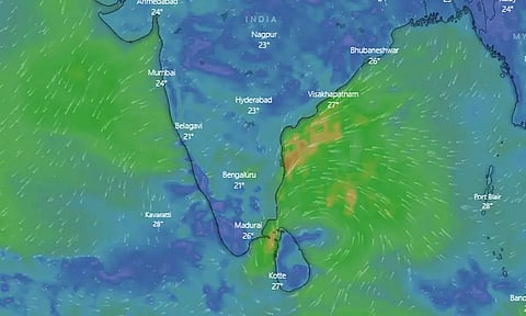 வடதமிழக கடலோர பகுதிகளில் இன்று அதிகனமழைக்கு வாய்ப்பு....! இந்திய வானிலை ஆய்வு மையம்