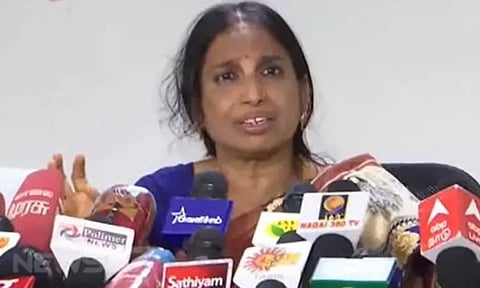 கணவர் முருகனை, மகளுடன் சேர்த்து வையுங்கள் - தமிழக அரசுக்கு நளினி கோரிக்கை