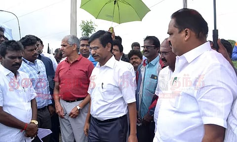 திருவொற்றியூரில் மழைநீர் தேங்கி இருக்கும் இடங்களில் தலைமை செயலர் இறையன்பு ஆய்வு