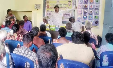 தியாகதுருகம் அருகே உழவன் செயலி குறித்த பயிற்சி முகாம்