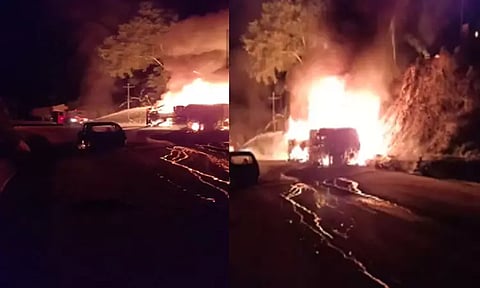 கசிந்த பெட்ரோலை சேகரித்த 11 பேர் பலி: லைட்டரை பற்ற வைத்த நபரால் விபரீதம்