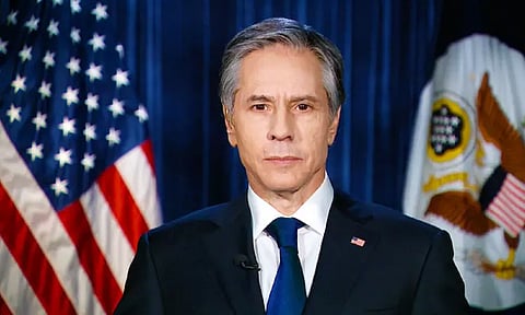 ரஷிய ஏவுகணை தாக்குதல்; உக்ரைன் மந்திரியுடன் அமெரிக்க வெளியுறவு மந்திரி பிளிங்கன் பேச்சு