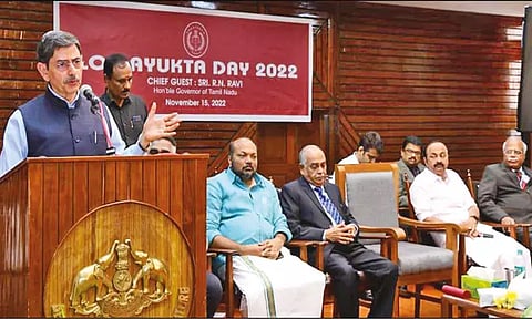 கவர்னர் பதவி என்பது ரப்பர் ஸ்டாம்பு பதவி இல்லை - தமிழக கவர்னர் ஆர்.என்.ரவி பரபரப்பு பேச்சு