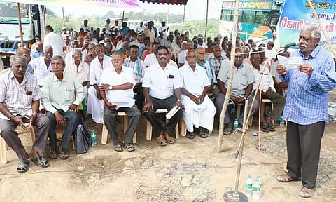 விழுப்புரத்தில் ஓய்வூதியர்கள் ஆர்ப்பாட்டம்