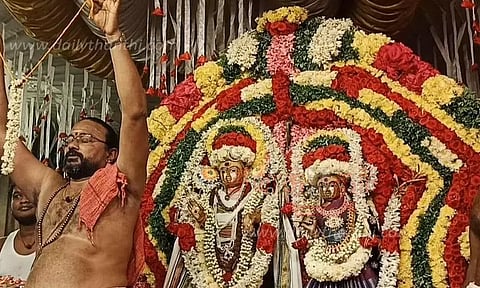 சோழபுரம் பைரவேஸ்வரர் கோவிலில் திருக்கல்யாணம்