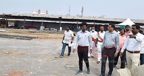 சேலம் புதிய பஸ் நிலையம் அருகே புத்தக கண்காட்சி நாளை மறுநாள் தொடங்குகிறது-ஒரு லட்சம் மாணவ, மாணவிகள் பார்வையிட ஏற்பாடு