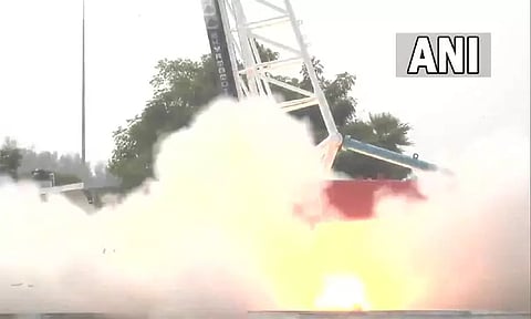 இந்தியாவின் முதல் தனியார் ராக்கெட்: விண்ணில் பாய்ந்தது