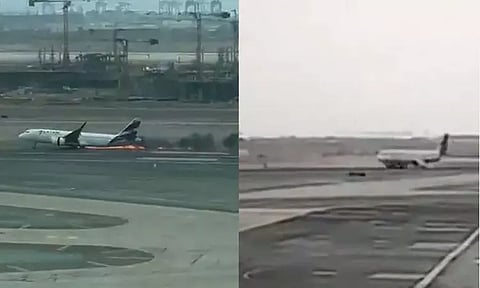 பெரு: தீயணைப்பு வாகனம் மீது விமானம் மோதி விபத்து - 2 வீரர்கள் பலி