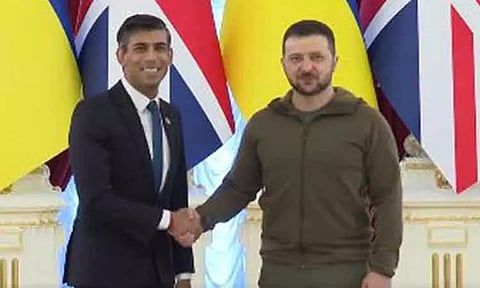 "விடுதலைக்காக போரிடுவது என்றால் என்ன என்று இங்கிலாந்துக்கு நன்றாக தெரியும்" - உக்ரைன் குறித்து ரிஷி சுனக் கருத்து