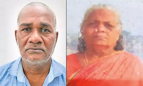 சொத்து தகராறில் தாயை வெட்டிக்கொன்ற மகன் போலீஸ் நிலையத்தில் சரண்