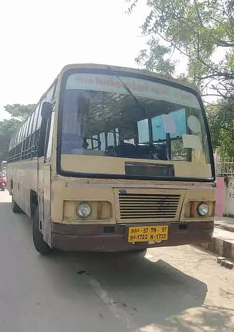 இழப்பீடு வழங்காததால் அரசு பஸ் ஜப்தி