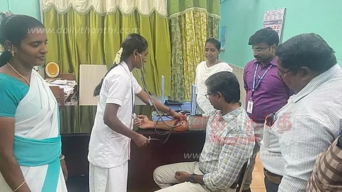 மருத்துவ பரிசோதனை முகாம்