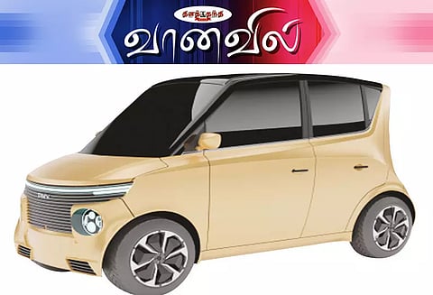 பி.எம்.வி. பேட்டரியில் ஓடும் குவாட்ரி சைக்கிள்