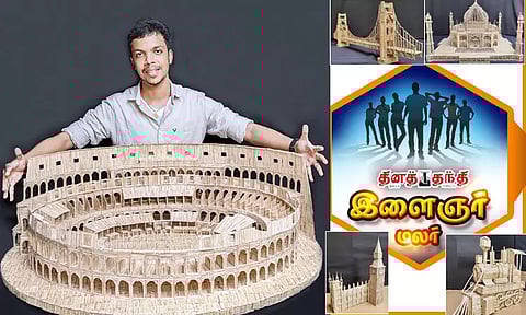 திகைக்க வைக்கும் தீக்குச்சி சிற்பங்கள்