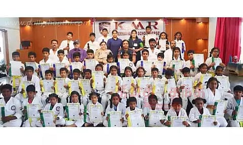 கராத்தே போட்டி தேர்வு