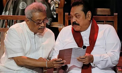 ராஜபக்சே சகோதரர்களின் வெளிநாட்டு பயண செலவு ரூ.4.30 கோடி - இலங்கை அதிபர் அலுவலகம் தகவல்