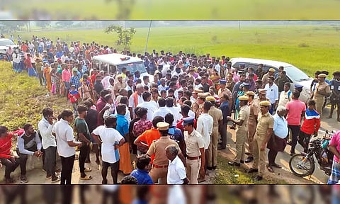 பழவேற்காடு ஏரியில் மீன்பிடிப்பதில் கிராம மக்களிடையே மோதல் கலெக்டர் அலுவலகத்தில் குடியேறும் போராட்டத்தால் பரபரப்பு