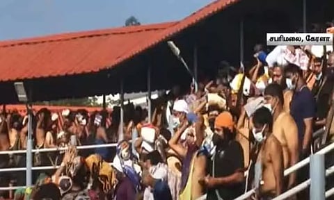 சபரிமலைக்கு நவம்பர் மாதத்தில் 8.74 லட்சம் பக்தர்கள் வருகை - திருவிதாங்கூர் தேவசம்போர்டு தகவல்