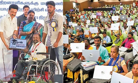 4¼ லட்சம் பேர் பயன் அடைவார்கள்... மாற்றுத்திறனாளிகள் ஓய்வூதியம் உயர்வு முதல்-அமைச்சர் மு.க.ஸ்டாலின் அறிவிப்பு