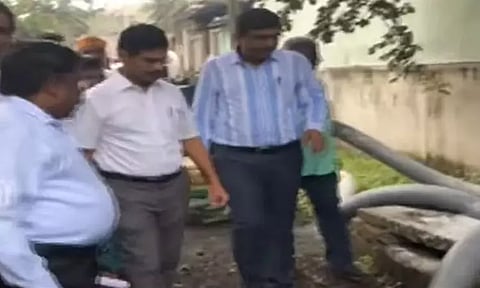 தாம்பரத்தில் மழைநீர் வடிகால் பணிகளை தலைமை செயலாளர் இறையன்பு ஆய்வு