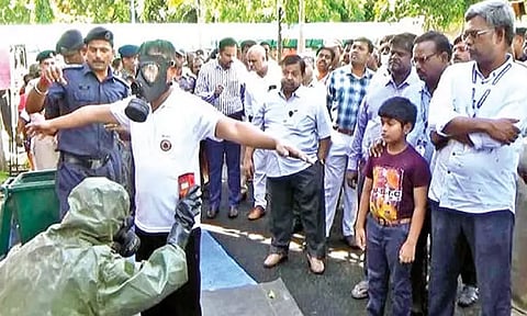 கல்பாக்கம் அணுமின் நிலையத்தில் பாதுகாப்பு ஒத்திகை