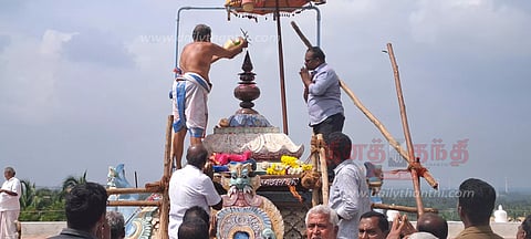 கோவிலில் வருசாபிஷேக விழா