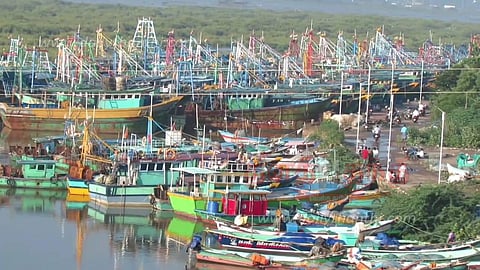 5 ஆயிரம் மீனவர்கள் கடலுக்கு செல்லவில்லை