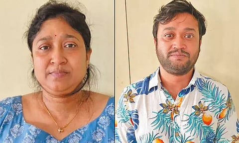 மதுபோதையில் போலீஸ்காரரை கன்னத்தில் அறைந்த நிதி நிறுவன பெண் அதிகாரி