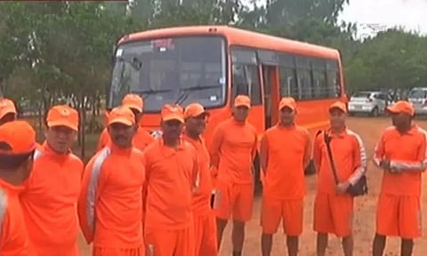 கனமழை எச்சரிக்கை எதிரொலி: தஞ்சை வந்தடைந்த தேசிய பேரிடர் மீட்பு குழு வருகை