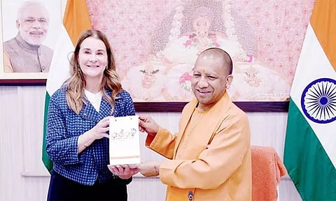 'உலகத்துக்கே முன்மாதிரியாக உத்தரபிரதேசம் திகழ்கிறது' - மெலிண்டா கேட்ஸ் புகழாரம்