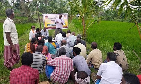 செம்பராம்பட்டில் விவசாயிகளுக்கு பயிற்சி