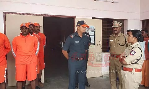 புயல் பாதுகாப்பு முன்னேற்பாடு பணிகள்