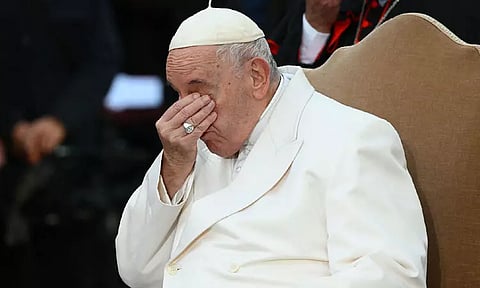 உக்ரைன் போர் குறித்து பேசும்போது கண்ணீர் விட்டு அழுத போப் ஆண்டவர்