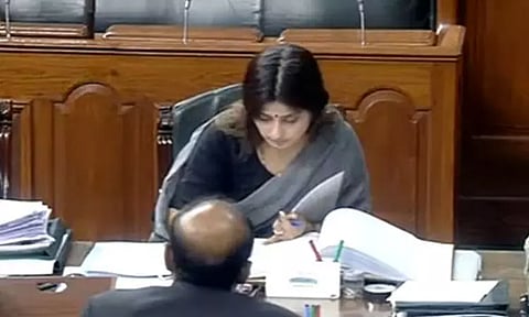 நாடாளுமன்ற மக்களவை எம்.பி.யாக டிம்பிள் யாதவ் பதவியேற்பு